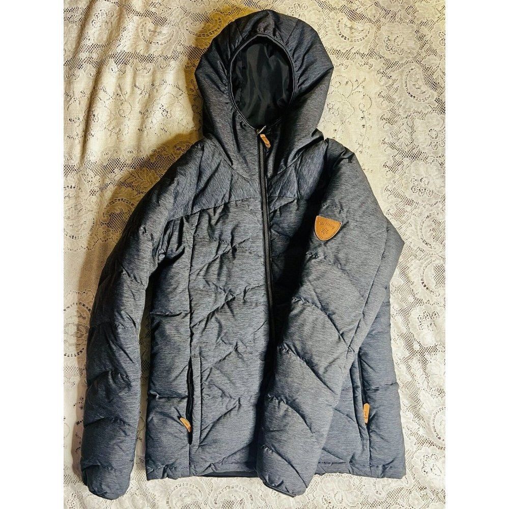 McKinley Down Jacket Women’s Extra Large Gray Quilt Puffer Cranbrook Girls